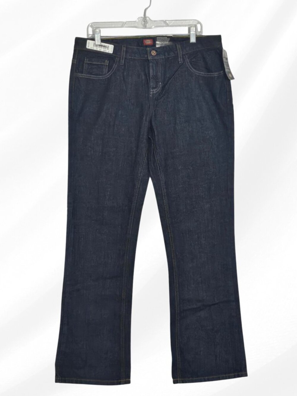 Dickies Relaxed Fit 5 Pocket Jeans Size 10 Reg NWT Blue Denim